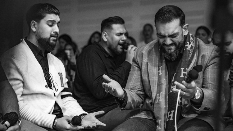 Imagen del culto en la Iglesia Filadelfia